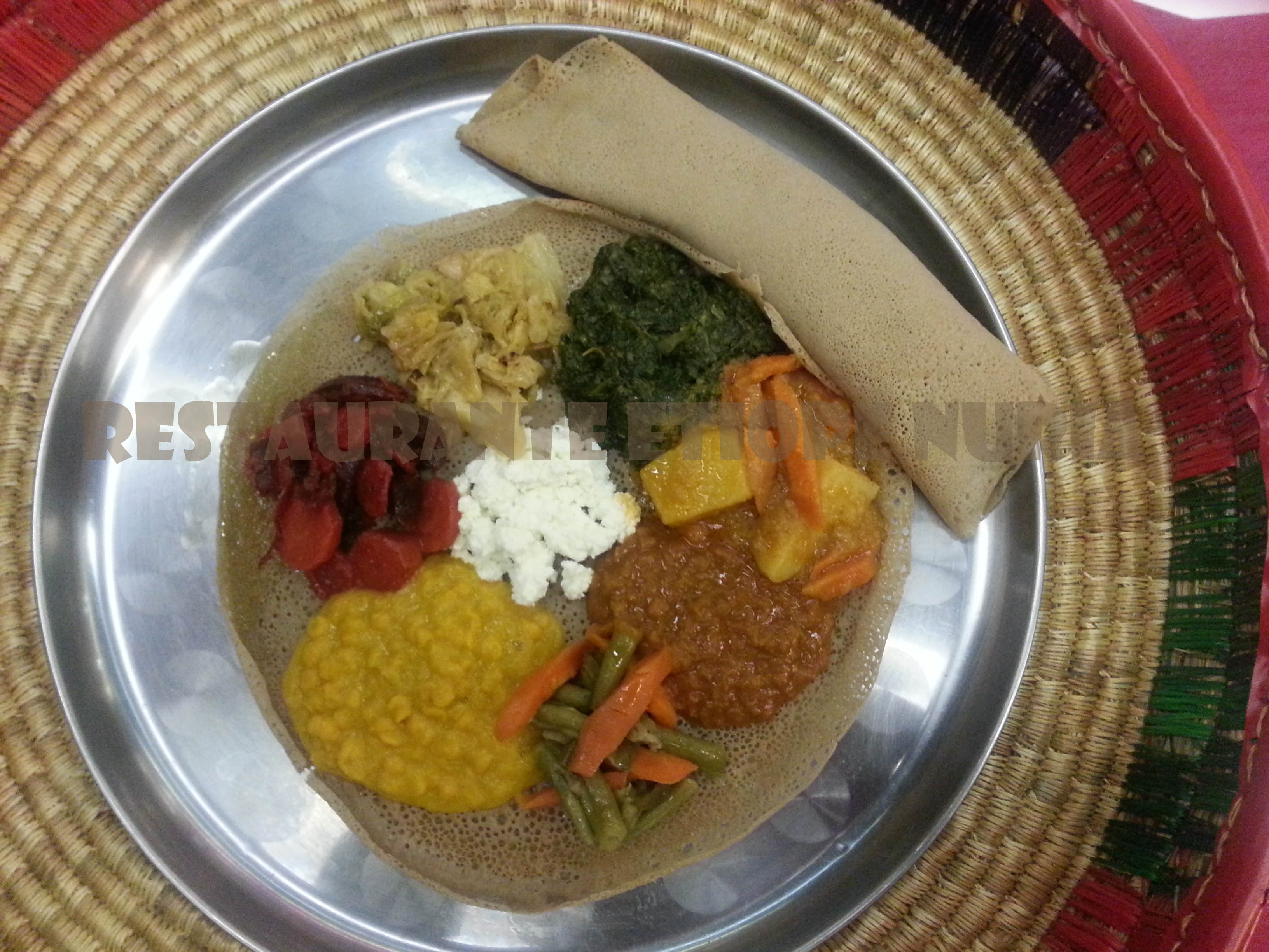 Menu Etiope Vegetariano